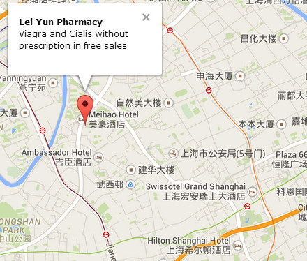 Map to Lei Yun Shang pharmacy